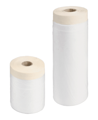 CQ fólie s papírovou lepící páskou